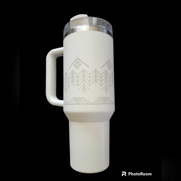 🔥RARE STANLEY🔥 WINTERSCAPE QUENCHER H2.0 FLOWSTATE™ TUMBLER | 40 OZ LIMITED ED - Picture 2 of 6